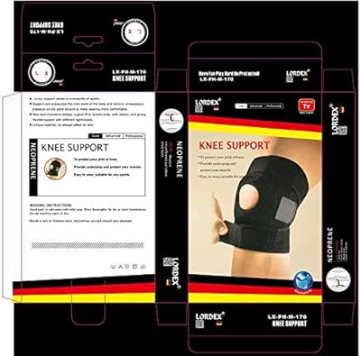 Support de genou lordex fitness lx-170