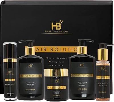 Ensemble de solutions capillaires gold caviar hb (5 pièces/ensemble)