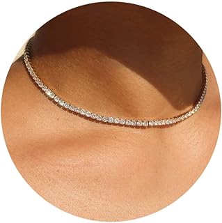 Collier mama plaqué or 18 carats petit collier en zircone cubique chaîne élégante