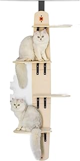 Tour pour chat grmoto, lit suspendu à la porte pour chat en pin