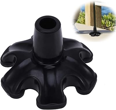 Base de support de pied autonome 6 fixations de pieds pour canne de marche tout terrain de 19 mm, pointe de canne de marche en caoutchouc antidérapant, accessoires de canne et de béquille durables.  DIAYTAR COTE D'IVOIRE est une boutique en ligne qui propose une large gamme de produits, allant des produits de maison aux produits de beauté. La boutique est connue pour ses prix compétitifs et sa livraison rapide, ce qui en fait une destination de shopping en ligne préférée pour de nombreux Ivoiriens. Elle offre également une grande sélection de produits locaux et internationaux.