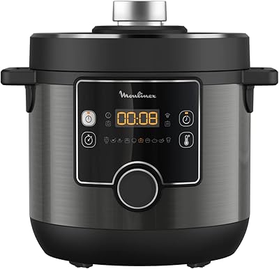 Autocuiseur électrique moulinex turbo cuisine, 7,6 l, 1200 watts, noir, ce777827, garantie 1 an. DIAYTAR COTE D'IVOIRE se démarque par sa grande sélection de produits de haute qualité, qui répondent aux besoins et aux attentes de sa clientèle. La boutique en ligne met également l'accent sur la sécurité et la fiabilité, avec des systèmes de paiement sûrs et des livraisons rapides. Cela permet aux clients de faire leurs achats en toute confiance.