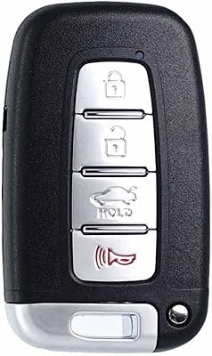 Porte-clés de remplacement pour hyundai sonata genesis 2010 2011 2012 2013 2014 azera