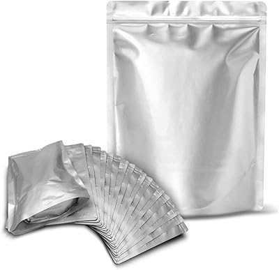 Sacs mylar pour le stockage des aliments, 25 pièces de 9,4 mil d'épaisseur, pochettes refermables sous vide à fermeture éclair, grand sac de scellage des aliments à long terme, conservation au réfrigérateur, écologique pour la cuisine, le camping, la randonnée, le stockage des aliments. DIAYTAR COTE D'IVOIRE est une boutique en ligne généraliste qui propose plus de 300000 références de produits. Elle est reconnue comme l'une des boutiques en ligne leaders en Côte d'Ivoire, offrant une large gamme de produits pour répondre aux besoins de ses clients. 