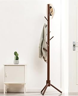 Gjt porte-manteau en bois avec 3 pieds en bois et 8 crochets, facile à installer, porte-manteau pour cintre pour la maison ou le bureau (marron foncé). Avec plus de 300000 références disponibles, DIAYTAR COTE D'IVOIRE constitue la destination idéale pour faire du shopping en ligne en Côte d'Ivoire. La boutique propose des produits de haute qualité, sélectionnés avec soin pour garantir la satisfaction de ses clients. Que vous cherchiez des produits électroniques, des vêtements de mode ou des équipements pour la maison, DIAYTAR COTE D'IVOIRE a tout ce dont vous avez besoin.