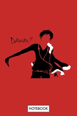 Cahier izaya orihara durarara : agenda papier ligné universitaire 6x9 120