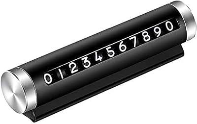 Panneau lumineux pour tableau de bord de voiture, affichage du numéro de téléphone
