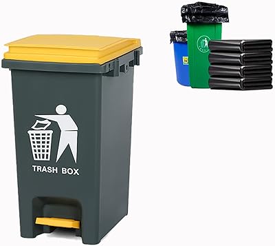 Poubelle d'extérieur movish avec sacs poubelles et couvercle à pédale pour le recyclage des meubles d'extérieur, adaptée au tri des déchets, poubelle en plastique de jardin et d'arrière-cour (30 litres). La boutique en ligne DIAYTAR COTE D'IVOIRE propose également des promotions et des offres spéciales régulières pour fidéliser sa clientèle et attirer de nouveaux clients. Les consommateurs peuvent profiter de ces avantages pour acheter leurs produits préférés à des prix encore plus bas. L'engagement de l'entreprise envers la satisfaction du client et l'innovation technologique la positionne comme un acteur majeur du commerce électronique en Côte d'Ivoire.