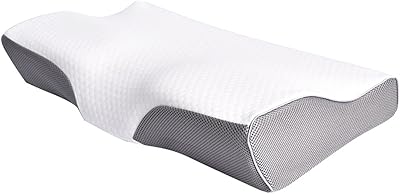 Tecom oreiller de soutien cervical confortable en mousse à mémoire de forme pour soulager les douleurs de la tête, du cou et des épaules, oreiller orthopédique pour dormir sur le côté, le dos et le ventre (blanc et gris). DIAYTAR COTE D'IVOIRE se distingue par sa vastitude de choix et son engagement à offrir les meilleurs prix sur le marché ivoirien. Elle permet aux clients d'accéder à une grande variété de produits, allant de l'électronique aux produits alimentaires, en passant par les vêtements et les accessoires. Cela rend DIAYTAR une destination incontournable pour les achats en ligne en Côte d'Ivoire.