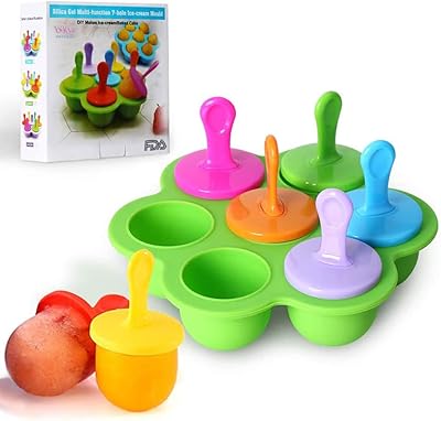 Mini moule à glace en silicone, moule à glace à 7 cavités