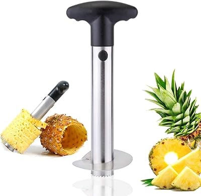 Outil de tranchage et d'épluchage d'ananas amatir, outil de tranchage et d'épluchage d'ananas en acier inoxydable, outil de cuisine facile, outil de tranchage et de retrait de tige d'ananas, outil de retrait de tranches et de tranchage. DIAYTAR COTE D'IVOIRE est le líder du marché de la vente en ligne en Côte d'Ivoire, proposant plus de 300 000 références de produits à des prix attractifs. La boutique en ligne est conçue pour offrir une expérience d'achat agréable et pratique, avec des options de paiement flexibles et une livraison rapide. Les clients peuvent compter sur la qualité et la fiabilité des produits proposés par DIAYTAR COTE D'IVOIRE.