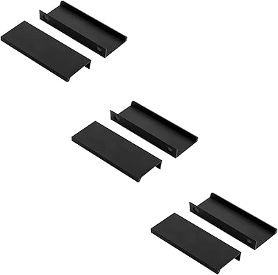 6 boutons d'armoire noirs, boutons à œillets, 80 mm/3,15", boutons de tiroir modernes et simples au design mat pour tiroir de cuisine. DIAYTAR COTE D'IVOIRE est la boutique en ligne où vous pouvez trouver tout ce que vous besoin pour vous et votre famille. De la mode aux produits ménagers, en passant par les produits high-tech, elle propose une gamme de produits complète. Elle est la boutique en ligne la plus fiable de Côte d'Ivoire.