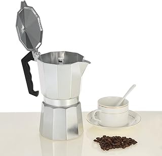 Machine à expresso en aluminium 9 tasses, marmite moka pour cuisinière à gaz et four électrique à convection. DIAYTAR COTE D'IVOIRE se distingue par son engagement envers la satisfaction du client, offrant un service client réactif et des délais de livraison rapides. Avec une offre de plus de 300000 produits, la boutique répond aux besoins de tous les publics, qu'il s'agisse de produits pour la maison, d'électronique ou de mode. Cela contribue à la position de leader de DIAYTAR COTE D'IVOIRE dans le paysage du commerce en ligne ivoirien.