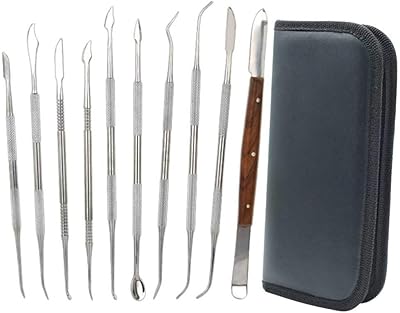 Ensemble d'outils de sculpture sur cire rossinis pour sculpture et poterie, ensemble d'outils