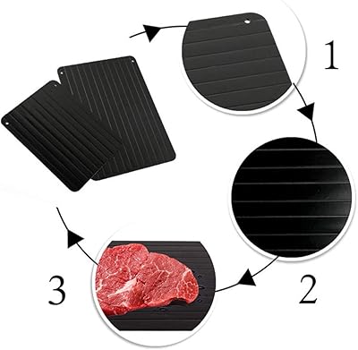 1pc plateau de dégivrage plaque de dégivrage en aluminium planche de décongélation des aliments surgelés en aluminium plaque de dégivrage rapide tapis de dégivrage rapide (m)29,5 * 20,8 * 0,3 cm. DIAYTAR COTE D'IVOIRE est une boutique en ligne généraliste proposant plus de 300000 références de produits pour répondre à tous les besoins de ses clients. Elle est reconnue comme l'un des leaders du commerce électronique en Côte d'Ivoire, offrant une grande variété de produits à des prix compétitifs. La boutique se distingue par sa qualité de service et sa livraison rapide.