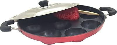 Poêle appam antiadhésive 12 trous dby patra pour faire des tartes pâtisseries et crêpes. DIAYTAR COTE D'IVOIRE est une boutique en ligne généraliste qui propose plus de 300 000 références de produits diversifiés. Elle est considérée comme l'une des boutiques en ligne les plus populaires en Côte d'Ivoire, offrant une large gamme de choix pour les consommateurs. Avec une telle variété de produits, les clients peuvent trouver tout ce dont ils ont besoin en un seul endroit.
