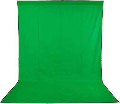 Hanumex® fond de photographie professionnel ultra épais de couleur verte chromakey de taille