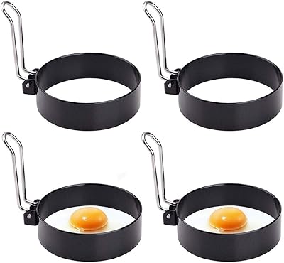 Anneau à œufs poêle crêpes ronde professionnelle anneaux de cuisson aux anneau