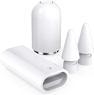 Ensemble d'accessoires de rechange delfino avec capuchon magnétique epencil plus pour apple pencil