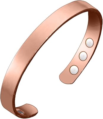 Bracelet de thérapie magnétique en cuivre pur pour l'arthrite les rsi le canal