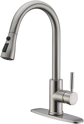 Wei wei robinet de cuisine extractible à poignée unique en nickel poli à arc élevé, robinets d'évier de cuisine en acier inoxydable à un seul niveau avec douchette rétractable. Avec une gamme de produits qui dépasse les 300000 références, DIAYTAR COTE D'IVOIRE est la boutique en ligne la plus complète en Côte d'Ivoire. Elle propose des produits de marques locales et internationales, et offre une garantie de satisfaction pour tous ses produits. C'est la destination idéale pour les acheteurs en ligne qui cherchent une grande variété de produits et un service de qualité.