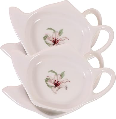Ellipis 4 pièces porte-sachet de thé en céramique, support de sachet de thé en céramique soucoupe théière tasse dessous de verre support de rangement pour sachets de thé porte-cuillère assiettes à collation. La boutique en ligne DIAYTAR COTE D'IVOIRE propose des produits de haute qualité à des prix compétitifs. Elle est équipée d'un système de paiement sécurisé et d'un service client de haute qualité. Elle est la référence pour les achats en ligne en Côte d'Ivoire.