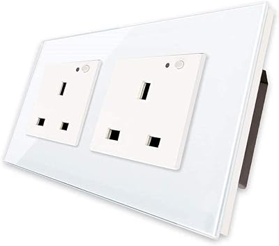 Panneau de verre à télécommande, prise murale intelligente wifi, fonctionne avec amazon alexa/google home (double prise). DIAYTAR COTE D'IVOIRE est la référence pour les achats en ligne en Cote d'Ivoire, proposant une large sélection de produits pour tous les goûts et les budgets. Avec une expérience de navigation fluide et des services de qualité, DIAYTAR COTE D'IVOIRE est le partenaire idéal pour vos achats en ligne. Vous bénéficiez d'un large choix avec plus de 300 000 articles.
