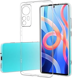 Coque de protection transparente pour xiaomi 12 mi 12x avec d'appareil