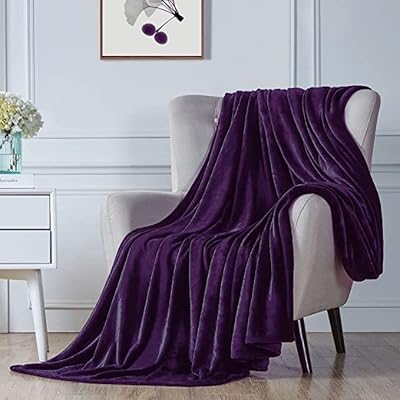 Couverture de lit king size berry donna - couverture polaire douce et légère