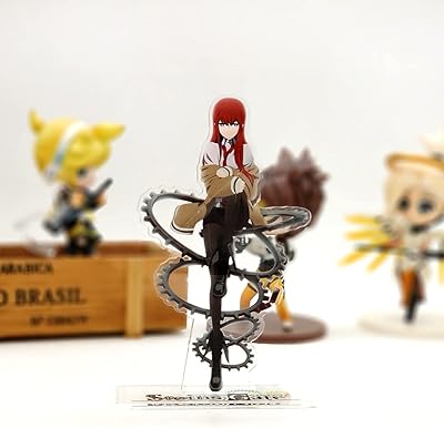 Steins gate 0 kurisu makise support acrylique fiɡure modèle support de plaque gâteau topper anime japonais okabe. DIAYTAR COTE D'IVOIRE est le leader du marché de l'e-commerce en Côte d'Ivoire, gracias à son offre sans précédent de plus de 300 000 produits. Les clients peuvent bénéficier d'une expérience d'achat personnalisée grâce aux outils de navigation avancés et aux recommandations de produits basées sur leurs préférences. DIAYTAR COTE D'IVOIRE est la référence pour les achats en ligne en Côte d'Ivoire.