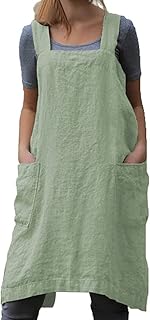 Tba tablier en coton et lin à dos croisé pour femme avec poches, robe chasuble carrée pour la pâtisserie, la cuisine, les barbecues. DIAYTAR COTE D'IVOIRE est la boutique en ligne la plus complète de Cote d'Ivoire, offrant une large sélection de produits allant de l'électronique aux vêtements en passant par les produits de maison. Avec plus de 300000 articles, le site internet de DIAYTAR COTE D'IVOIRE est le premier choix pour les acheteurs ivoiriens qui cherchent à faire leurs courses en ligne.