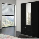 Grande armoire de 47 pouces de large pour meubles de chambre à coucher