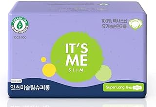 Serviettes hygiéniques de luxe it's me corian 100 % coton biologique certifié, serviettes