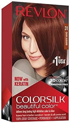 Teinture capillaire permanente revlon colorsilk beautiful color avec technologie de gel 3d