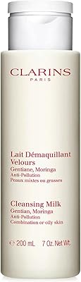 Lait nettoyant anti-pollution clarins au parfum gentiane moringa 207 ml