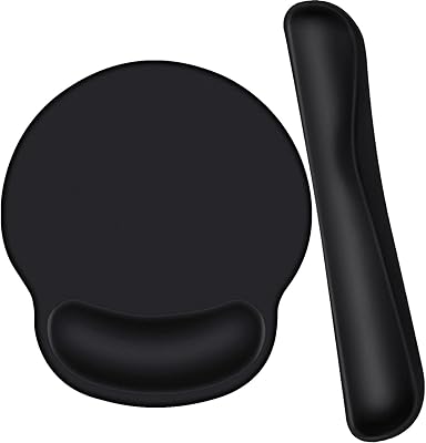 Tapis de souris en gel amélioré jikiou [plus grand] avec support de poignet