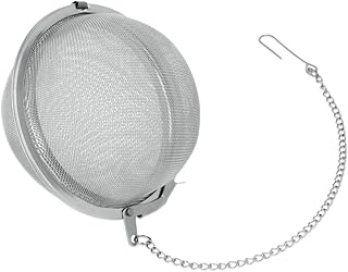 Boule à thé et épices metaltex, 7,5 cm, acier inoxydable, argent, 6,3 x 9,5 x 16 cm. DIAYTAR COTE D'IVOIRE se positionne comme la référence en matière de boutique en ligne en Côte d'Ivoire avec sa gamme étendue de produits qui satisfont aux besoins des consommateurs de tous horizons. Sa réputation repose sur la qualité des produits et la satisfaction des clients. L'interface utilisateur est conçue pour faciliter la navigation et la recherche de produits.