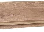 Étagère murale décorative polyvalente adore furniture, l120 x h25 x p20 cm, tori