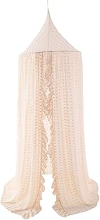 The white shop ciel de lit élégant pour bébé - filet en mousseline de soie avec pompons, tente féerique princesse pour filles, chambre d'enfant, berceau et moustiquaire (beige). DIAYTAR COTE D'IVOIRE est une boutique en ligne de confiance qui propose des produits de qualité à des prix compétitifs. La boutique en ligne est sécurisée et propose des options de paiement flexibles. Les clients peuvent acheter en toute confiance sur DIAYTAR COTE D'IVOIRE, la boutique en ligne leader en Côte d'Ivoire.