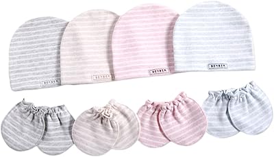 Soimiss 4 ensembles de moufles à gratter pour bébé, bonnet pour nouveau-né, costumes pour bébé de 0 à 6 mois, mitaines en duvet, casquette pour nouveau-né, gants en coton, chapeau universel pour nouveau-né. Diaytar Cote d'Ivoire est une boutique en ligne généraliste qui offre une grande variété de produits pour répondre aux besoins quotidiens de ses clients, avec des catégories allant de l'électronique à la maison et au jardin.