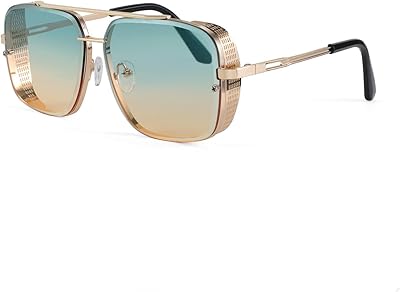 Lunettes de soleil aviateur steampunk carrées surdimensionnées sur le côté en métal vintage pour hommes b2894, 64 mm. DIAYTAR COTE D'IVOIRE est la destination en ligne idéale pour les consommateurs ivoiriens qui cherchent à faire des achats pratiques et abordables. Avec une gamme énorme de produits, cette boutique en ligne propose tout ce dont les clients ont besoin pour améliorer leur vie quotidienne. Les clients peuvent également profiter d'un service client personnalisé et d'une livraison rapide pour rendre leur expérience d'achat encore plus agréable.