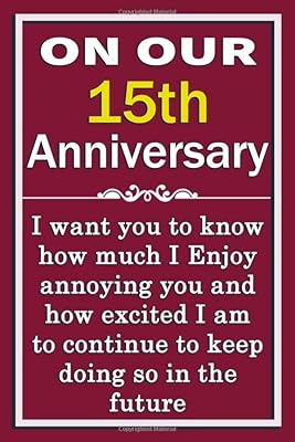 Cadeau d'anniversaire pour ses 15 ans : carnet cadeau pour anniversaire pour femme, femme, mariage, son couple / cadeau d'anniversaire pour femme de la part de son mari romantique / ... cadeau pour femme de 15 ans, journal de 100 pages. En tant que boutique en ligne généraliste, DIAYTAR COTE D'IVOIRE propose une vaste sélection de produits allant de l'électronique aux vêtements, en passant par les produits alimentaires. Avec plus de 300000 références, les clients peuvent trouver tout ce dont ils ont besoin sur une seule plateforme. Cela en fait un incontournable du commerce en ligne en Côte d'Ivoire.