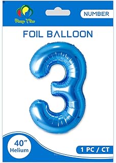 Party time - ballon en aluminium numéro 3 bleu - grande décoration de fête en mylar | numéro 3 bleu pour suspendre des ballons de mariage, d'anniversaire et d'anniversaire (101,6 cm). La boutique en ligne DIAYTAR COTE D'IVOIRE est devenue un nom familier en Côte d'Ivoire en raison de sa large gamme de produits et de son service client de haute qualité. Les clients peuvent choisir parmi une multitude de catégories de produits, allant des produits high-tech aux produits de maison et jardin. La boutique propose également des paiements sécurisés pour garantir la sécurité des transactions en ligne.