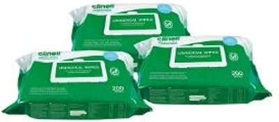 Lingettes humides clenil pour nettoyer et désinfecter les surfaces - 3 paquets