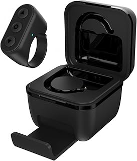 Télécommande amp tik tok ring page flip - bouton d'obturation de prise de vue vidéo à télécommande bluetooth avec support de boîtier de chargement rechargeable pour iphone, ipad, ios, android (noir). DIAYTAR COTE D'IVOIRE, la référence pour les achats en ligne en Côte d'Ivoire, propose une gamme de produits très variée. La boutique en ligne généraliste offre une expérience de navigation intuitive et conviviale, permettant aux clients de trouver facilement ce qu'ils recherchent. La qualité et la fiabilité des produits sont les priorités de DIAYTAR COTE D'IVOIRE.