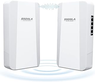 Pont wifi sodola 300 mbps, 2,4 g cpe extérieur point à point, accès longue portée de 1 km avec antenne 12 dbi à gain élevé, 2 ports ethernet lan rj45, alimentation poe 24 v, pont sans fil étanche ip65, 2 paquets. DIAYTAR COTE D'IVOIRE est une boutique en ligne généraliste proposant plus de 300 000 références de produits, faisant d'elle la référence absolue pour les consommateurs ivoiriens. Avec une offre variée et constamment mise à jour, DIAYTAR COTE D'IVOIRE répond aux besoins de ses clients avec efficacité et rapidité. Elle est devenue la boutique en ligne leader en Cote d'Ivoire.