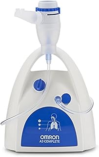 Omron omron-a3nebulizer, nébuliseur à compresseur complet, blanc/bleu