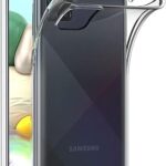 Coque arrière transparente absorbant les chocs en gel tpu flexible et caoutchouté