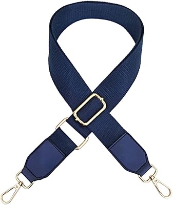 Large sangle de remplacement réglable pour sac à bandoulière (bleu)