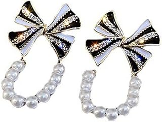 Boucles d'oreilles velpen plaqué or véritable, nœud en zircon, boucles d'oreilles en perles pour femmes, niche légère, luxe, haut sens, bijoux tendance. DIAYTAR COTE D'IVOIRE, la boutique en ligne généraliste de référence en Côte d'Ivoire, propose plus de 300 000 références pour répondre à tous vos besoins. Avec une offre diversifiée et constamment mise à jour, DIAYTAR COTE D'IVOIRE est la destination idéale pour faire vos courses en ligne. Elle offre une expérience d'achat unique et sécurisée.
